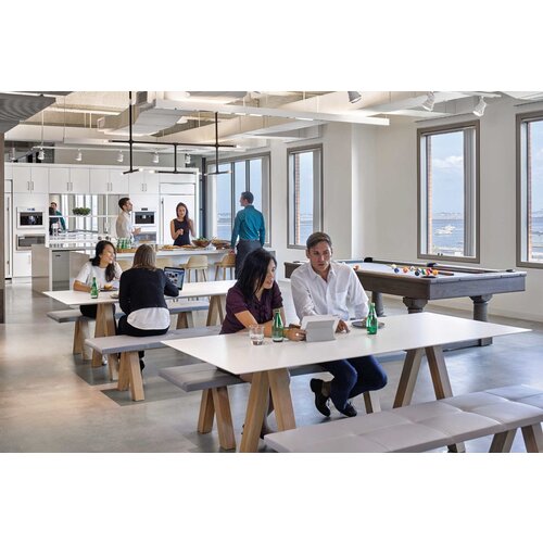 Viccarbe Viccarbe Trestle Bench Viccarbe Viccarbe Trestle Bench