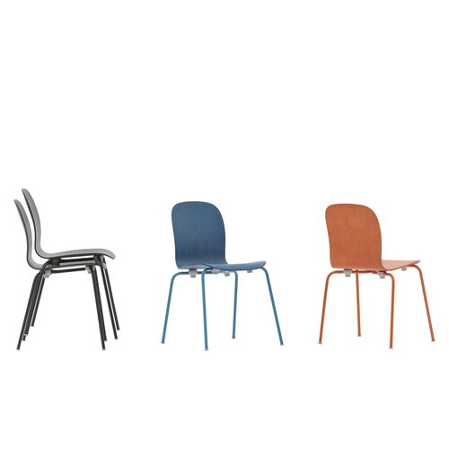 Cappellini Cappellini Tate Color stoel vierpootstoel Cappellini Cappellini Tate Color stoel vierpootstoel