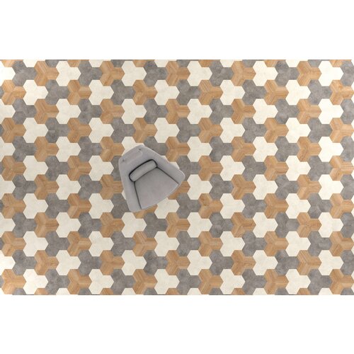 IVC Moduleo IVC Moduleo LVT Studio Moods Hexagon 218 vinyl tegels
