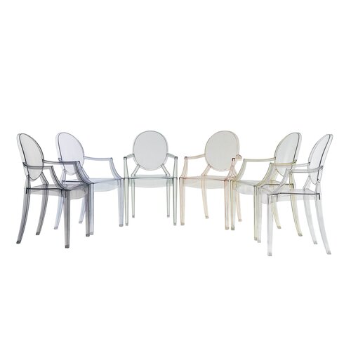 Kartell Kartell Louis Ghost plastic designstoel Kartell Kartell Louis Ghost plastic designstoel