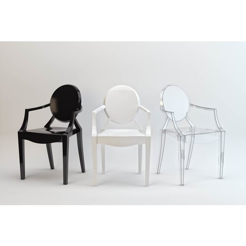 Kartell Kartell Louis Ghost plastic designstoel Kartell Kartell Louis Ghost plastic designstoel
