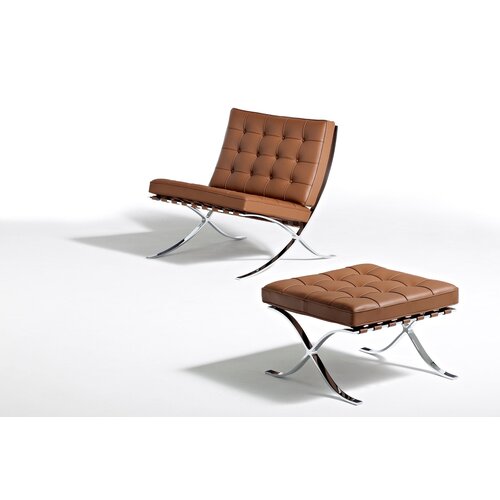 Knoll International Knoll International Barcelona Chair poef