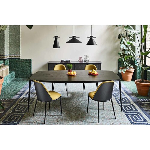 Midj Midj Lea stoel Midj Midj Lea stoel