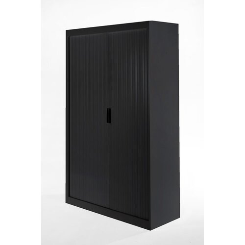 Buur - Vepa Metalen roldeurkast 120cm / 5 Ordner Hoog - RAL 9011 Zwart Buur - Vepa Metalen roldeurkast 120cm / 5 Ordner Hoog - RAL 9011 Zwart