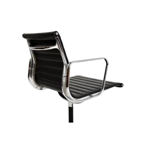 Vitra Refurbished Vitra EA 108 Aluminium Leather Chair